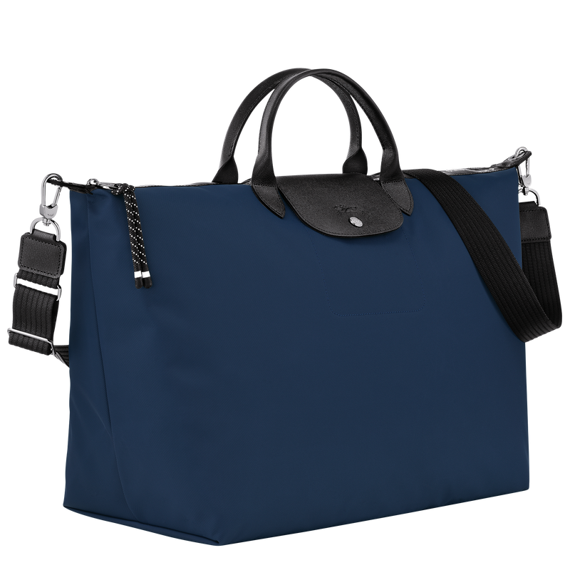 Longchamp Le Pliage Energy Bolsa De Viaje L Lona Reciclada - Azul Marino