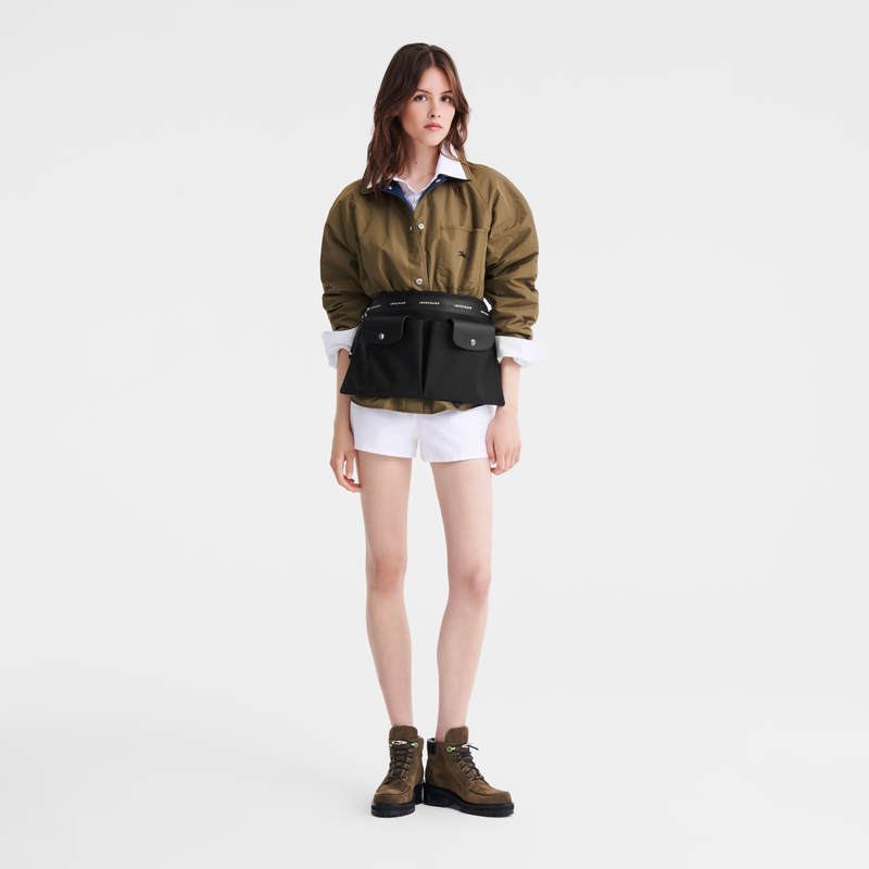 Longchamp Le Pliage Energy Bolso Bandolera L Tela - Negro