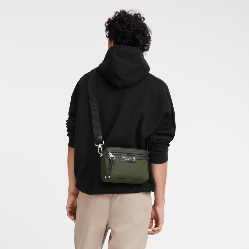 Longchamp Le Pliage Energy Bolso Bandolera S Lona Reciclada - Caqui