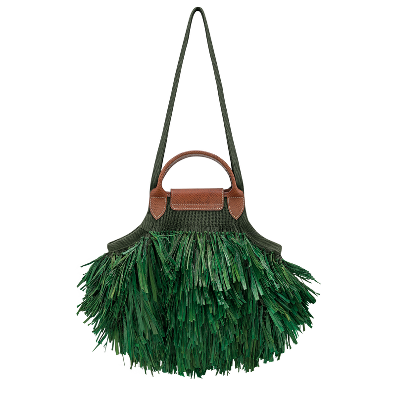 Longchamp Le Pliage Filet Bolsa De Malla L Tela - Caqui