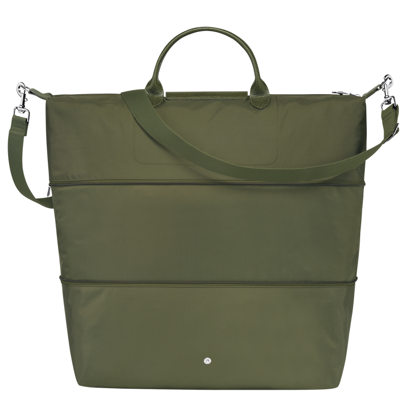 Longchamp Le Pliage Green Bolsa De Viaje Ampliable Lona Reciclada - Bosque