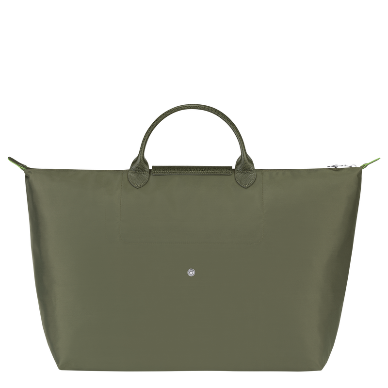 Longchamp Le Pliage Green Bolsa De Viaje L Lona Reciclada - Bosque
