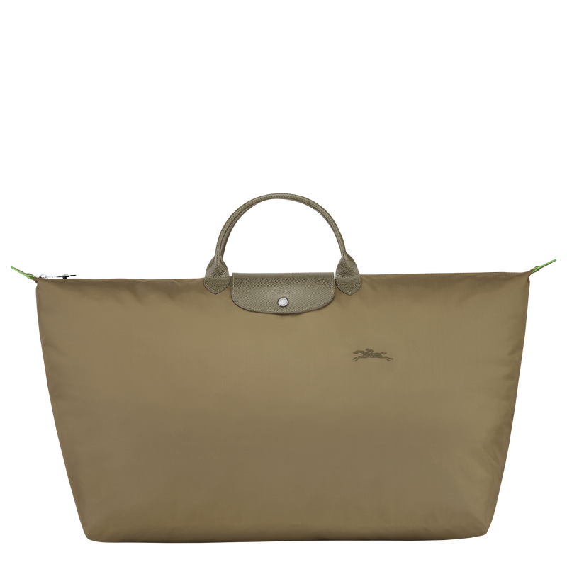 Longchamp Le Pliage Green Bolsa de viaje XL Lona reciclada - alcachofa