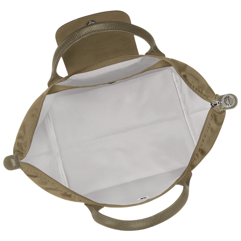 Longchamp Le Pliage Green Bolso Con Asa Superior M Lona Reciclada - Alcachofa