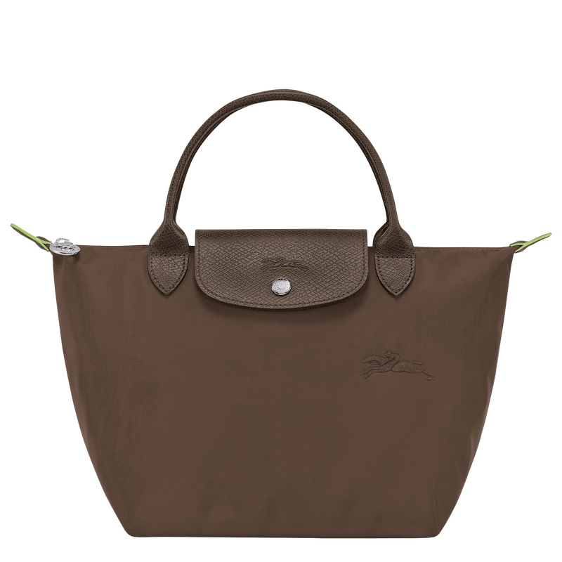 Longchamp Le Pliage Green Bolso con asa superior S Lona reciclada - Tierra