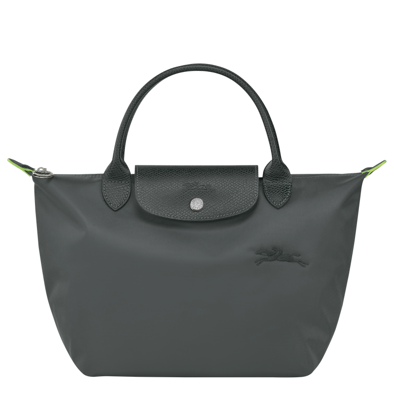 Longchamp Le Pliage Green Bolso con asa superior S Lona reciclada - Grafito