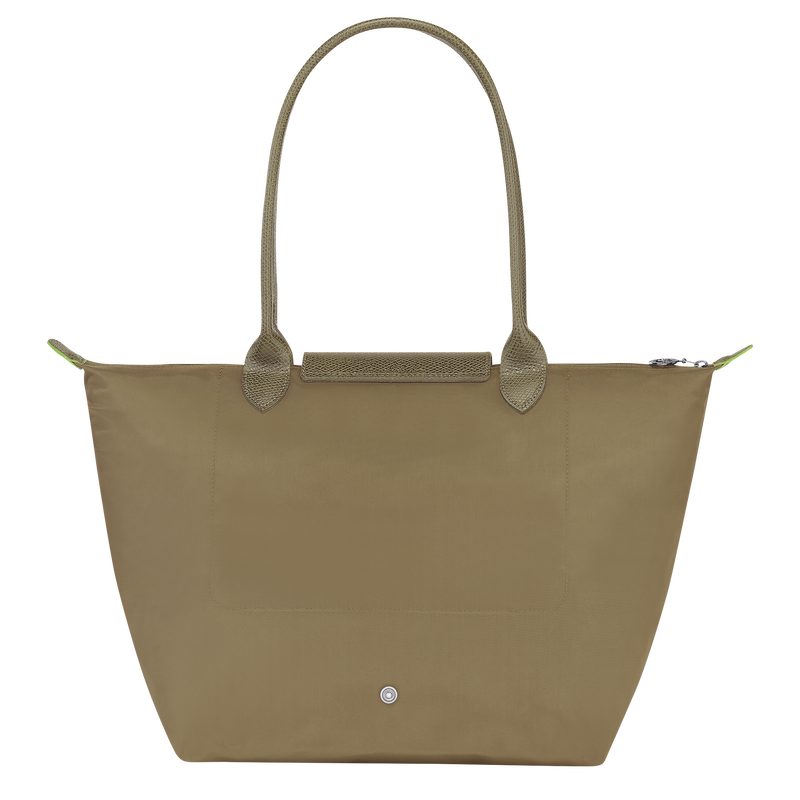 Longchamp Le Pliage Green Bolso De Hombro L Lona Reciclada - Alcachofa