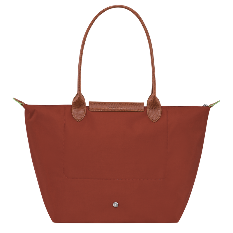 Longchamp Le Pliage Green Bolso De Hombro L Lona Reciclada - Castaño