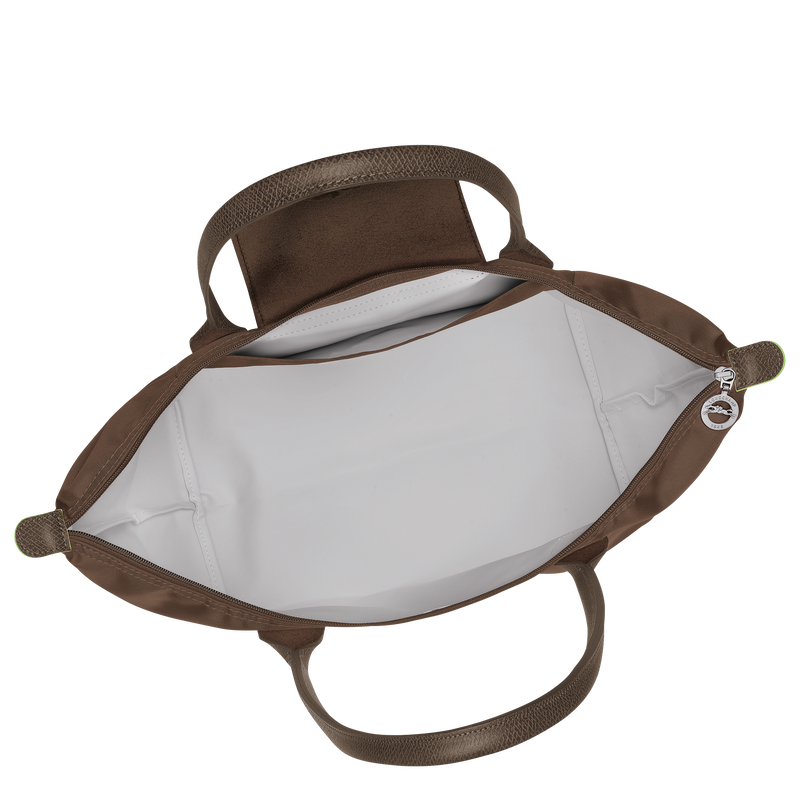 Longchamp Le Pliage Green Bolso De Hombro L Lona Reciclada - Tierra