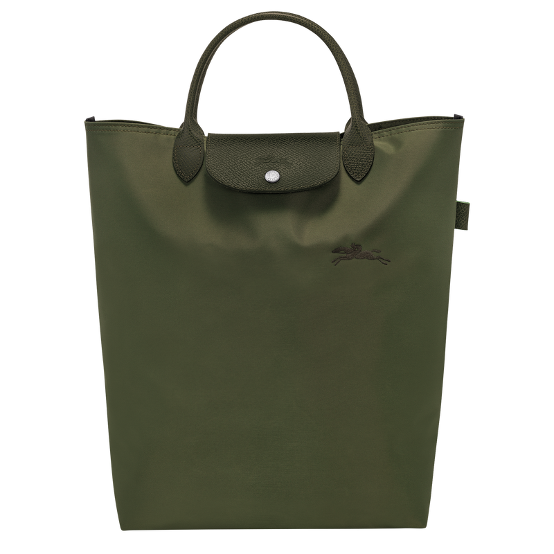 Longchamp Le Pliage Green Bolso shopper M Tela - Bosque