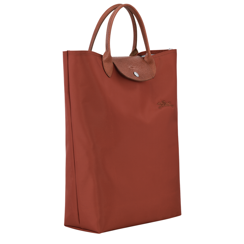 Longchamp Le Pliage Green Bolso Shopper M Tela - Castaño