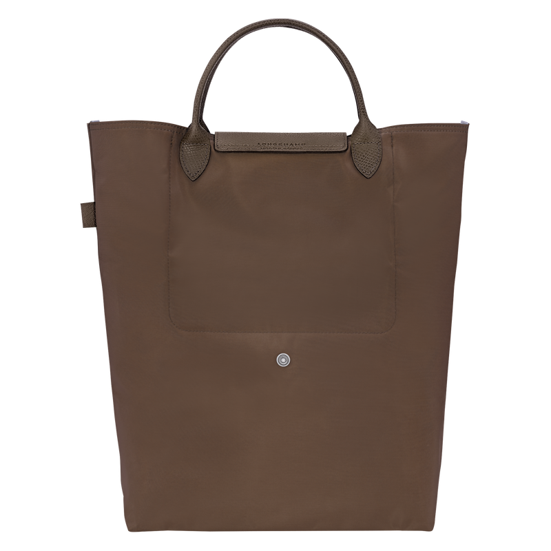 Longchamp Le Pliage Green Bolso Shopper M Tela - Tierra