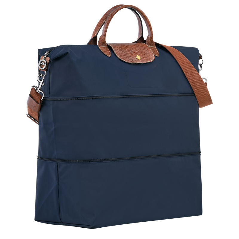 Longchamp Le Pliage Original Bolsa De Viaje Ampliable Lona Reciclada - Azul Marino