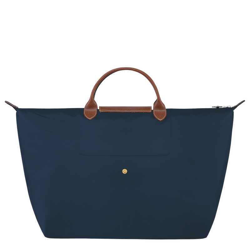 Longchamp Le Pliage Original Bolsa De Viaje L Lona Reciclada - Azul Marino
