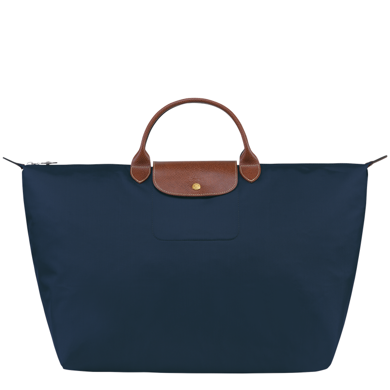 Longchamp Le Pliage Original Bolsa de viaje L Lona reciclada - Azul Marino