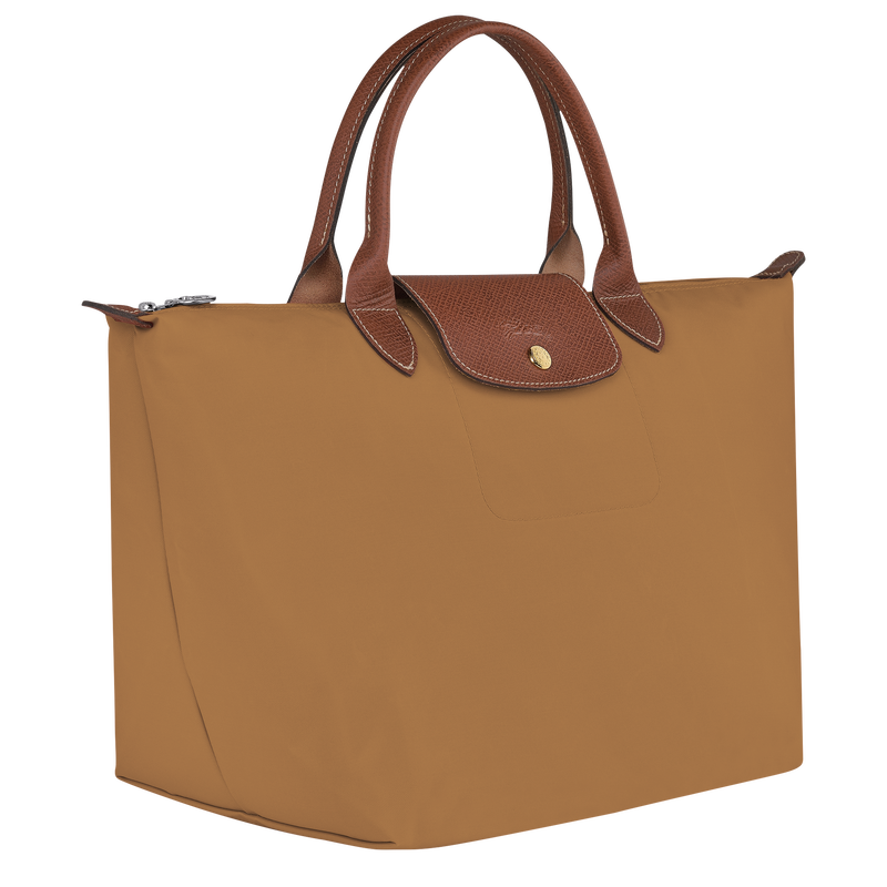 Longchamp Le Pliage Original Bolso Con Asa Superior M Lona Reciclada - Ante