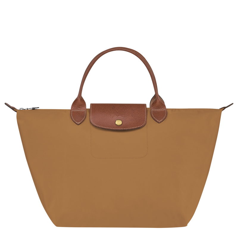 Longchamp Le Pliage Original Bolso con asa superior M Lona reciclada - Ante