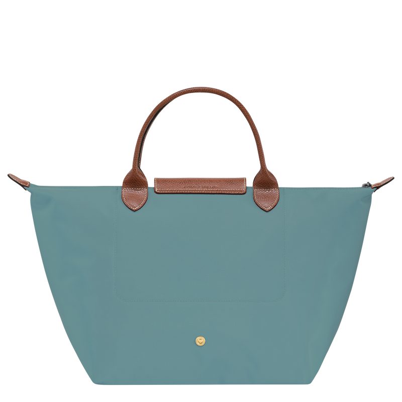 Longchamp Le Pliage Original Bolso Con Asa Superior M Lona Reciclada - Eucalipto