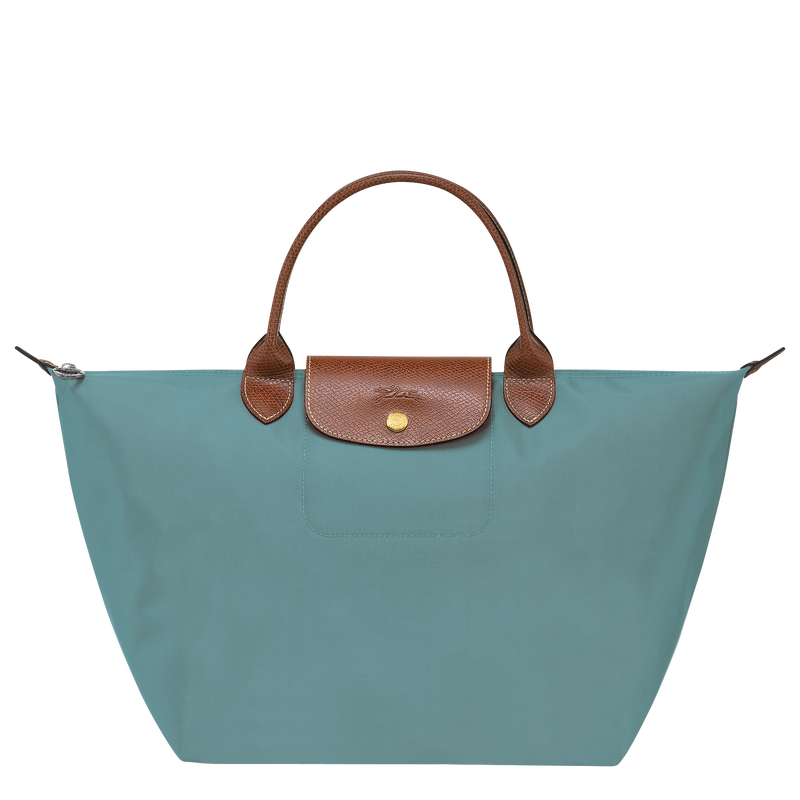 Longchamp Le Pliage Original Bolso con asa superior M Lona reciclada - Eucalipto