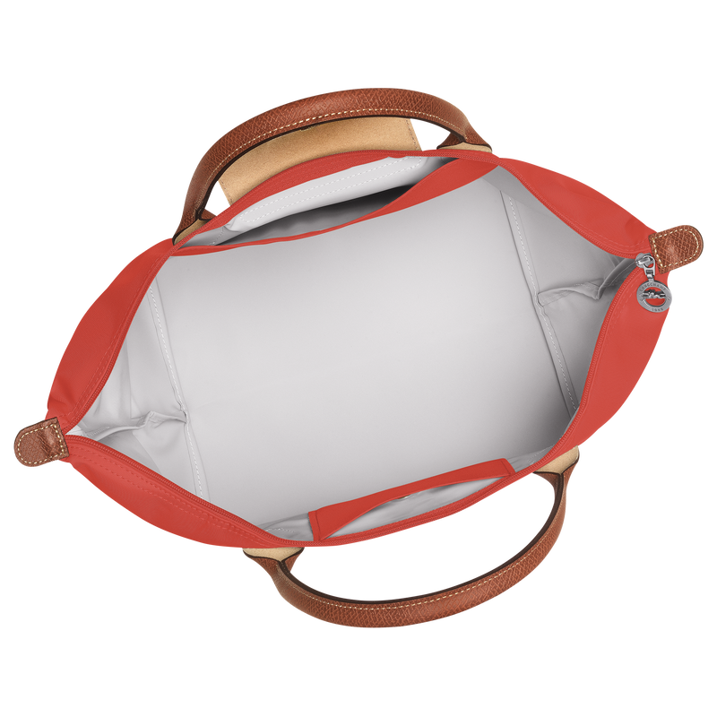 Longchamp Le Pliage Original Bolso Con Asa Superior M Lona Reciclada - Tomate