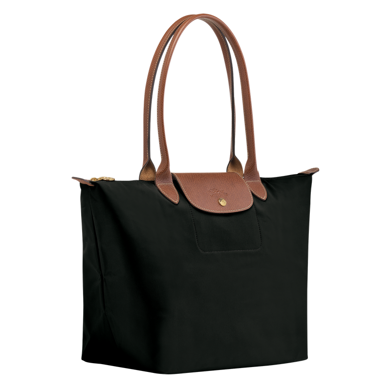 Longchamp Le Pliage Original Bolso De Hombro L Lona Reciclada - Negro