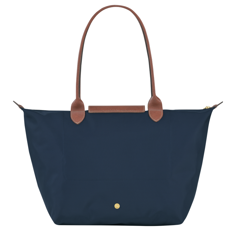Longchamp Le Pliage Original Bolso De Hombro L Lona Reciclada - Azul Marino