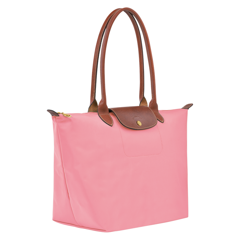 Longchamp Le Pliage Original Bolso De Hombro L Lona Reciclada - Malvavisco