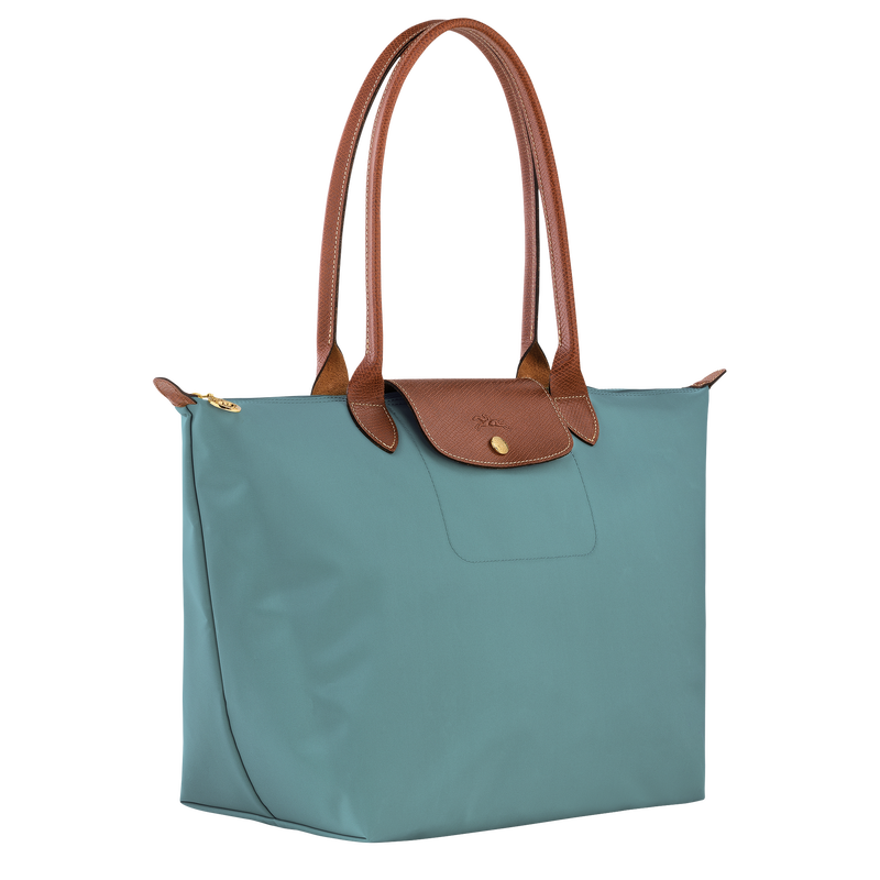 Longchamp Le Pliage Original Bolso De Hombro L Lona Reciclada - Eucalipto