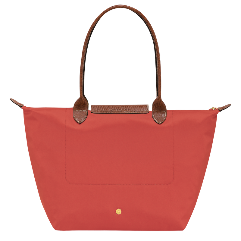 Longchamp Le Pliage Original Bolso De Hombro L Lona Reciclada - Tomate