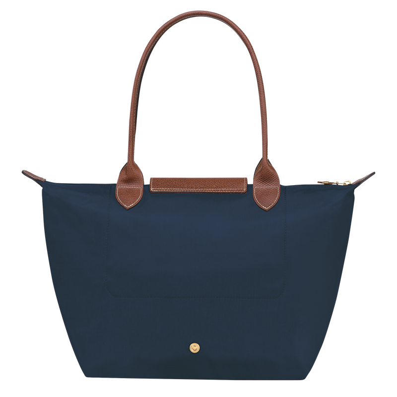 Longchamp Le Pliage Original Bolso De Hombro M Lona Reciclada - Azul Marino