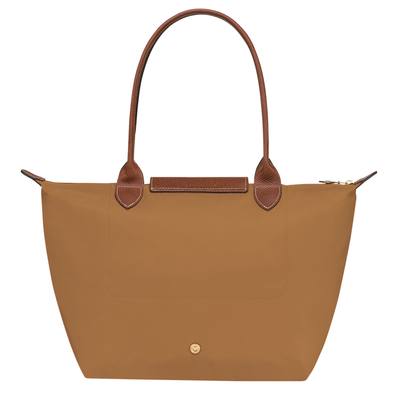 Longchamp Le Pliage Original Bolso De Hombro M Lona Reciclada - Ante