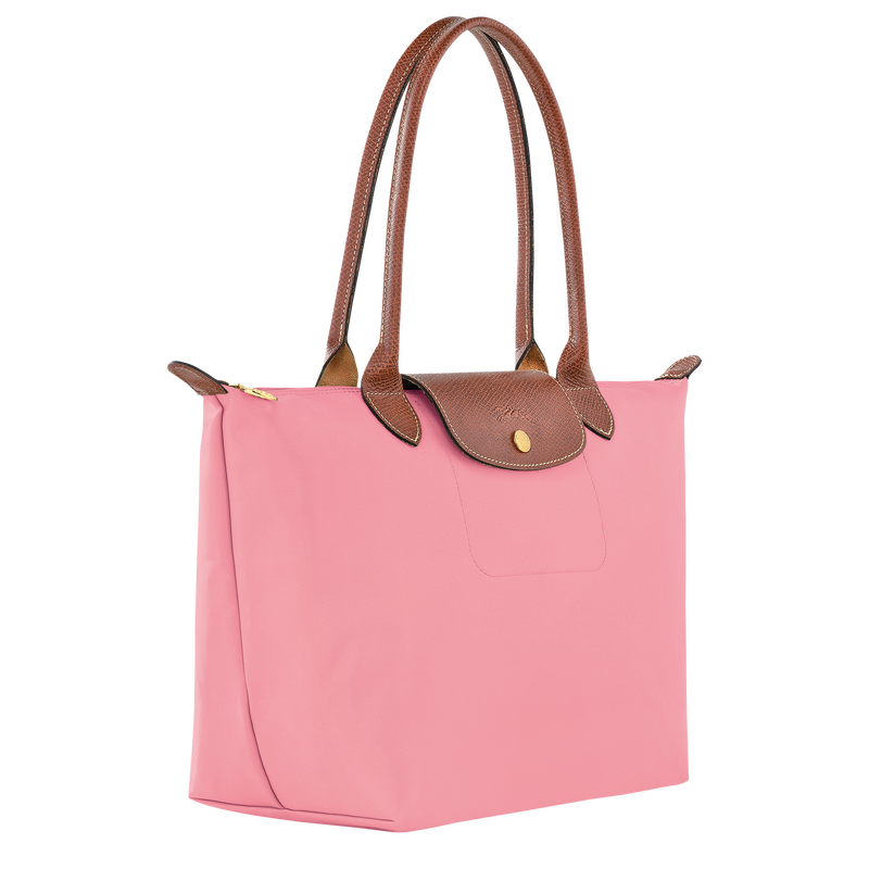 Longchamp Le Pliage Original Bolso De Hombro M Lona Reciclada - Malvavisco
