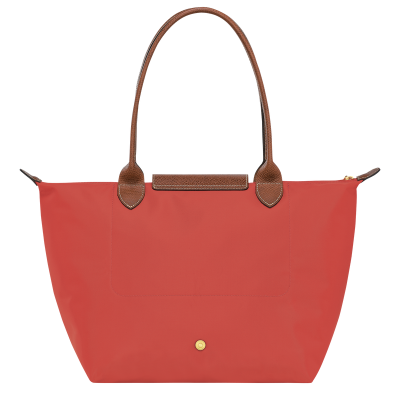 Longchamp Le Pliage Original Bolso De Hombro M Lona Reciclada - Tomate