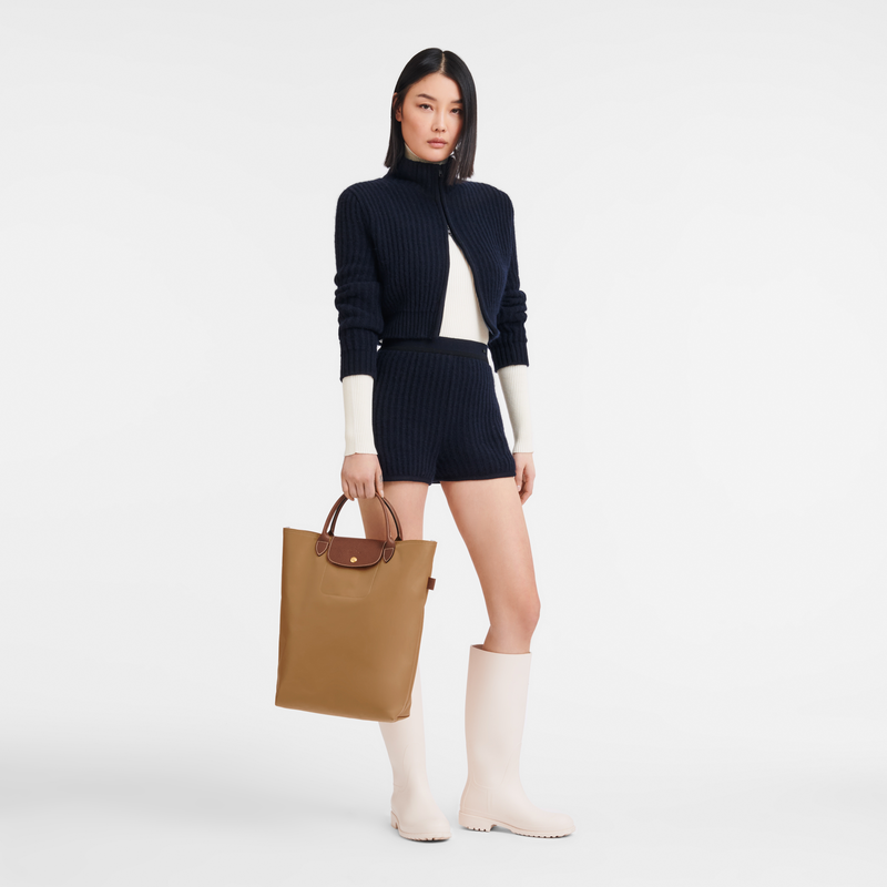 Longchamp Le Pliage Original Bolso Shopper M Tela - Ante