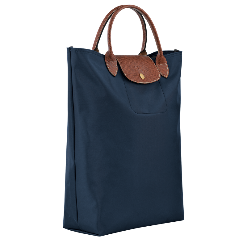 Longchamp Le Pliage Original Bolso Shopper M Tela - Azul Marino