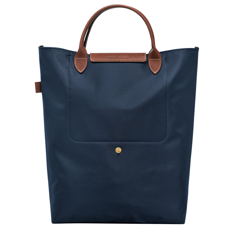Longchamp Le Pliage Original Bolso Shopper M Tela - Azul Marino