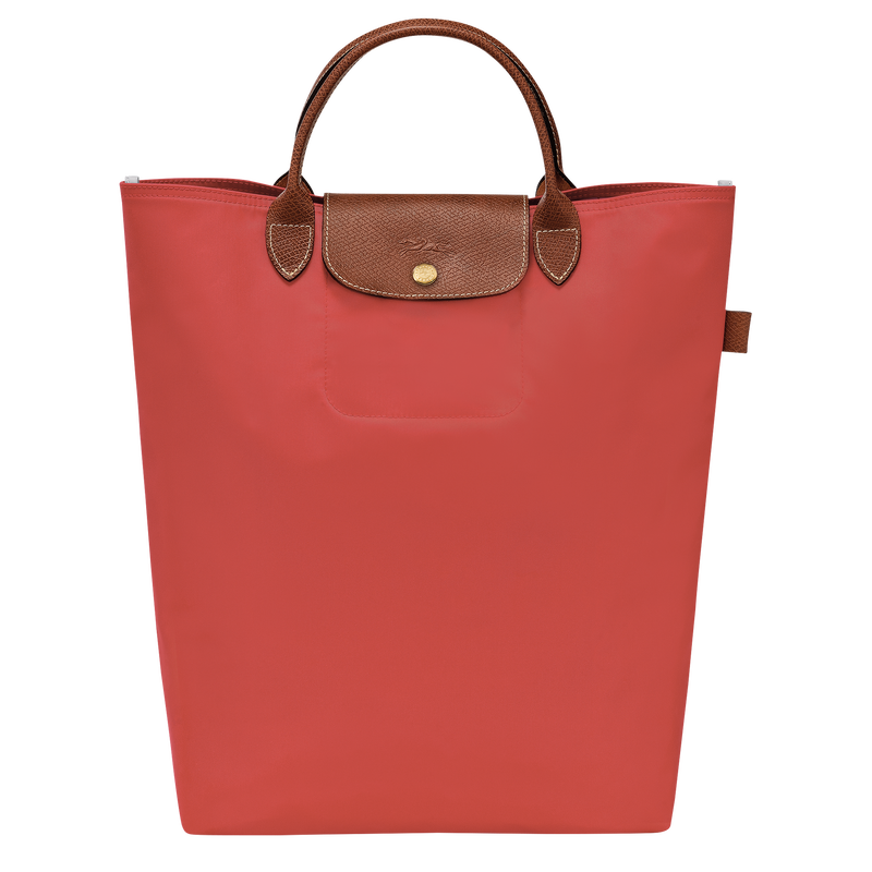 Longchamp Le Pliage Original Bolso shopper M Tela - Tomate
