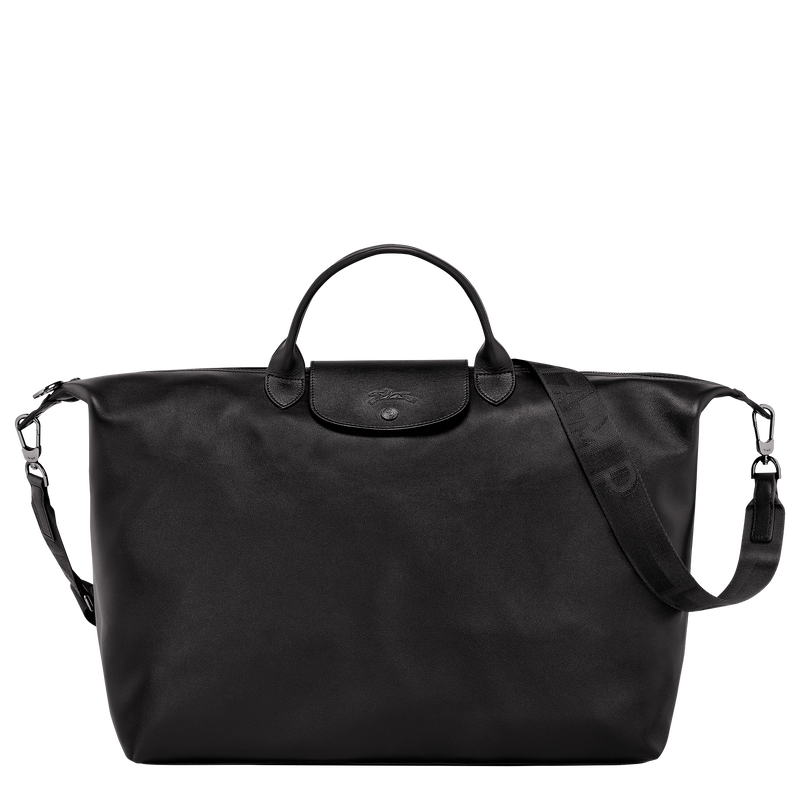 Longchamp Le Pliage Xtra Bolsa de viaje L Cuero - Negro