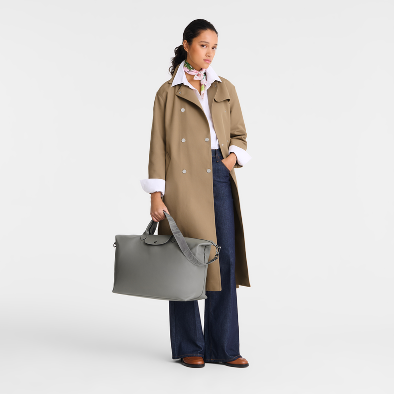 Longchamp Le Pliage Xtra Bolsa De Viaje L Cuero - Tórtola