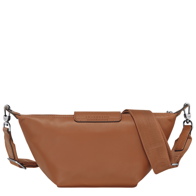 Longchamp Le Pliage Xtra Bolso Bandolera XS Cuero - Coñac