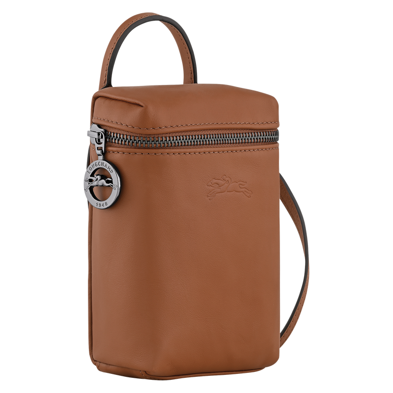 Longchamp Le Pliage Xtra Bolso Bandolera XS Cuero - Coñac