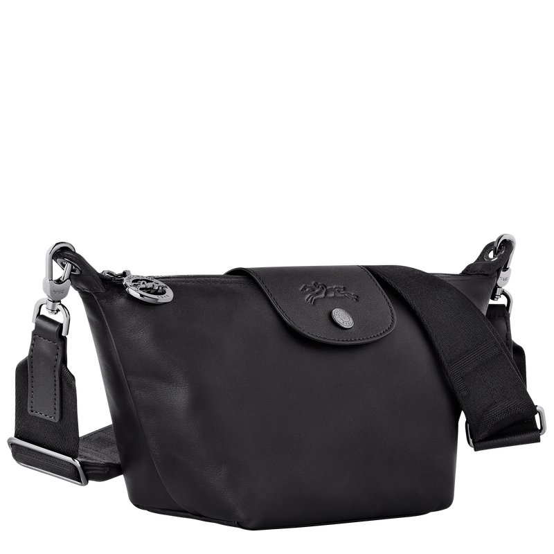 Longchamp Le Pliage Xtra Bolso Bandolera XS Cuero - Negro