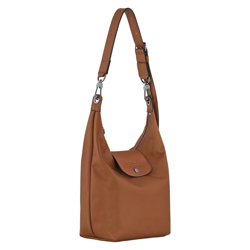 Longchamp Le Pliage Xtra Bolso De Hombro M Cuero - Coñac