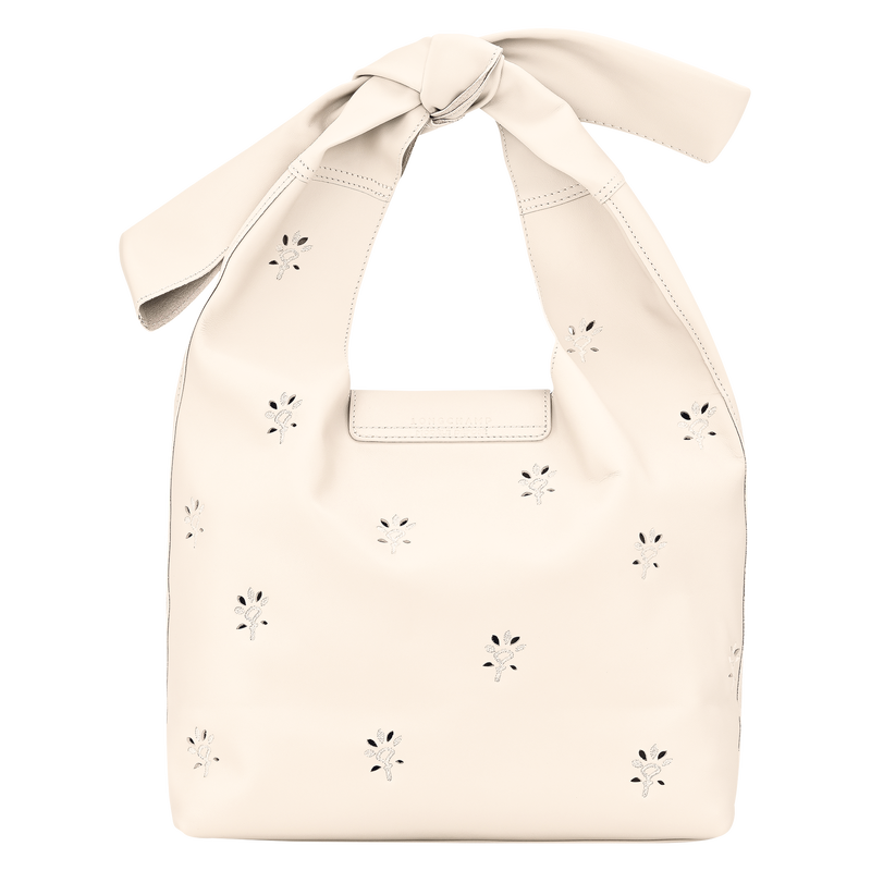 Longchamp Le Pliage Xtra Bolso De Hombro M Cuero - Crudo