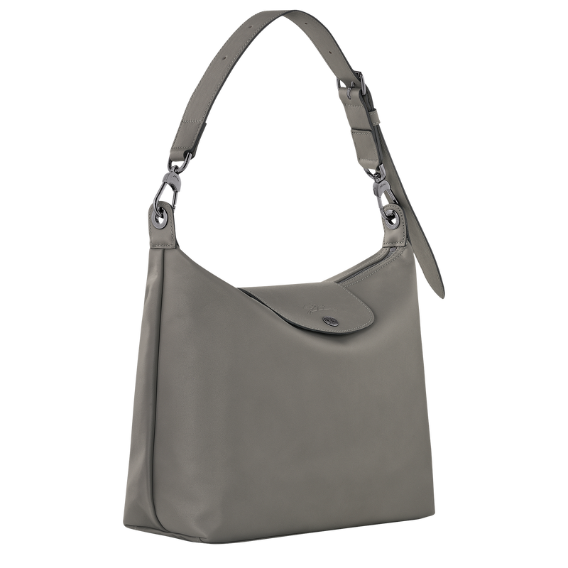 Longchamp Le Pliage Xtra Bolso Hobo M Cuero - Tórtola