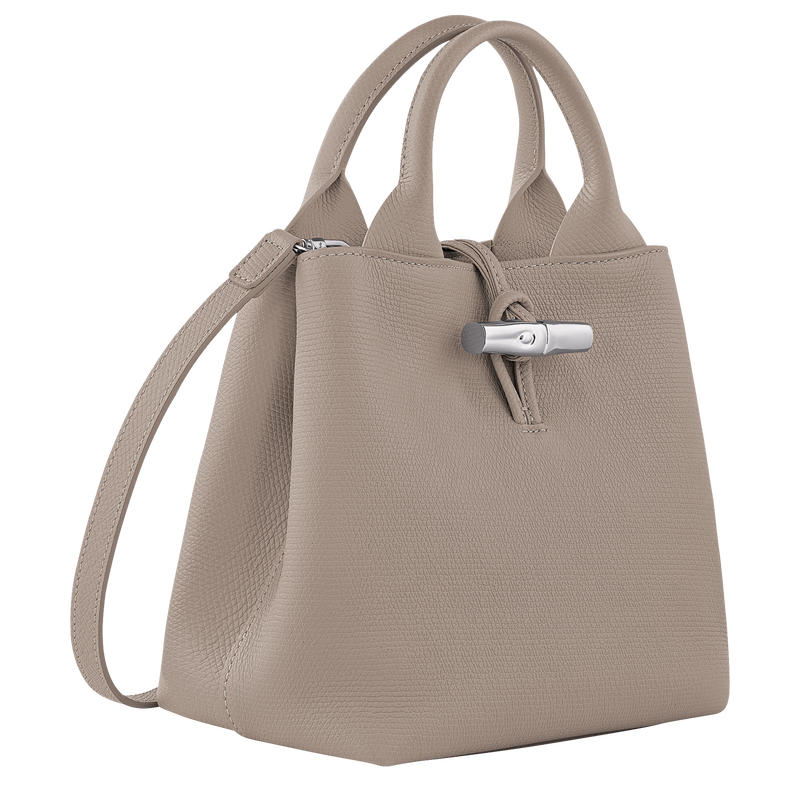 Longchamp Le Roseau Bolso Con Asa Superior S Cuero - Arcilla
