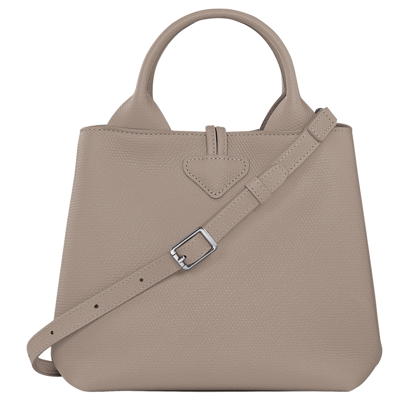 Longchamp Le Roseau Bolso Con Asa Superior S Cuero - Arcilla