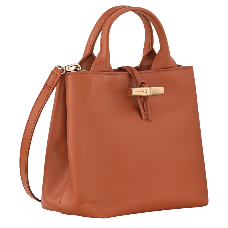 Longchamp Le Roseau Bolso Con Asa Superior S Cuero - Corteza