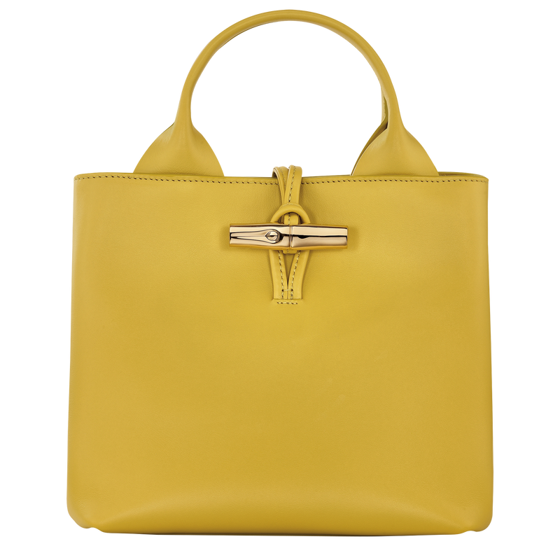 Longchamp Le Roseau Bolso con asa superior S Cuero - Jenjibre