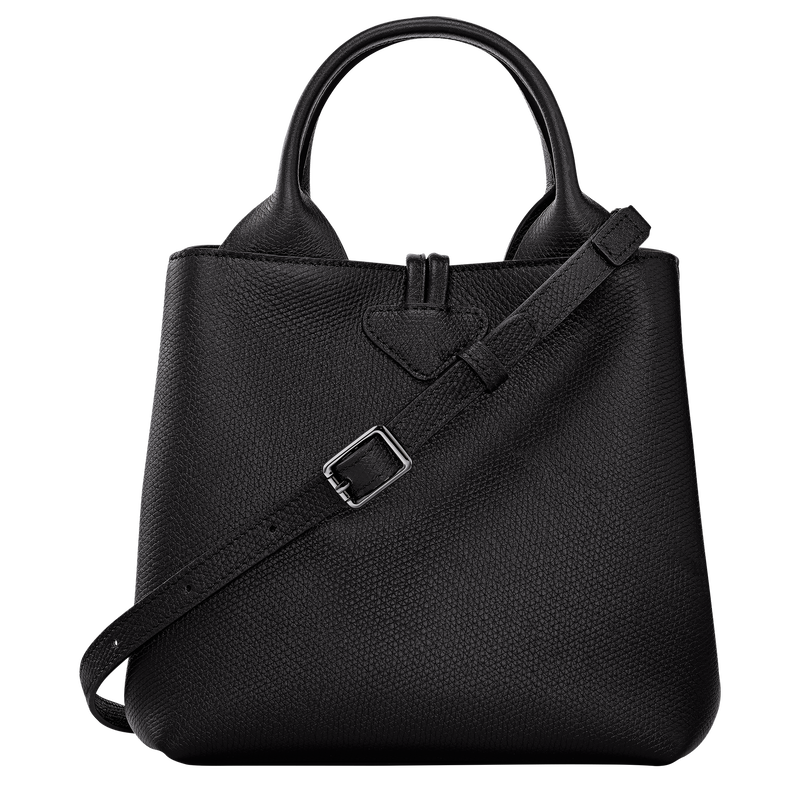 Longchamp Le Roseau Bolso Con Asa Superior S Cuero - Negro